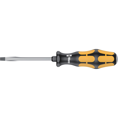 Slotted Demolition Screwdriver, 3/16", 7-3/8" L, Plastic Handle Par Equipment