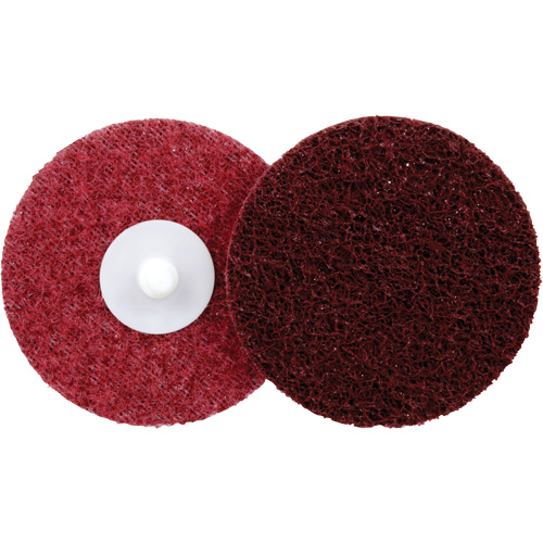 Disque de conditionnement de surface &agrave; remplacement rapide Standard Abrasives, 3" dia., Grain Moyen, Oxyde d'aluminium Par Equipment