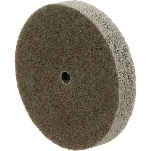 Disque unitaris&eacute; Standard Abrasives, 3" x 1/2", Arbre de 1/4", Grain de Moyen, Oxyde d'aluminium Par Equipment