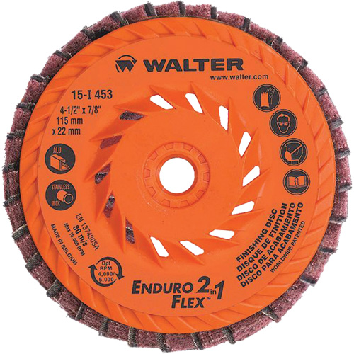 Enduro-Flex 2-in-1 Flap Disc, 4-1/2" x 5/8"-11, 80 Grit, Ceramic Par Equipment