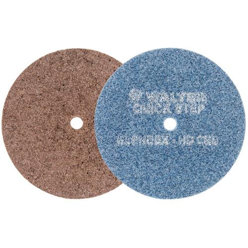 Disque de pr&eacute;paration de surface QUICK-STEP BLENDEX, 5" dia., Grain Extra grossier, Oxyde d'aluminium Par Equipment
