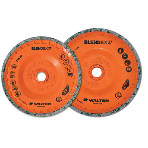 Blendex U Finishing Cup Disc, 4-1/2" Dia., Fine Grit, Silicon Carbide Par Equipment