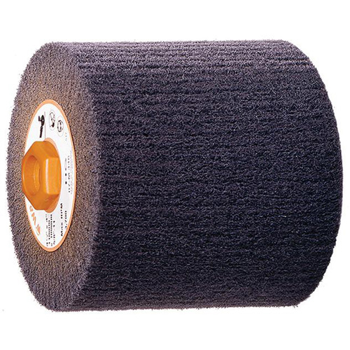 Tambour de conditionnement de surface Blendex, 4-1/2" dia. x 4" la, 5/8"-11 Arbre, Grain HG Par Equipment