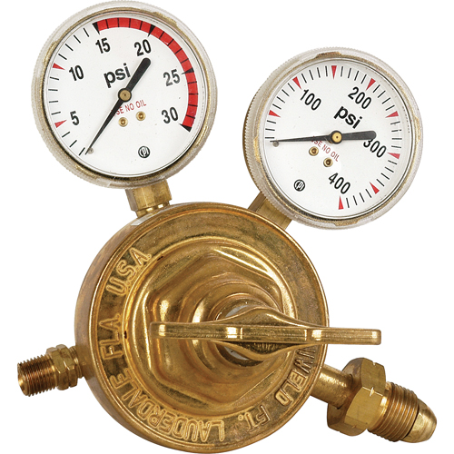 Heavy-Duty Single Stage Regulator, Acetylene, CGA510 Inlet Par Equipment