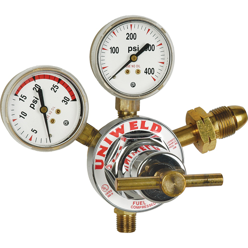 Medium-Duty Single Stage Regulator, Acetylene, CGA510 Inlet Par Equipment