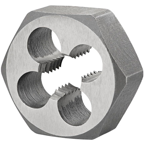Hexagon Rethreading Bolt Die, 1.3" Dia., M16x2 Thread, High Speed Steel Par Equipment