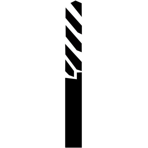 Forets pour trou de passage &agrave; pointes au carbure, Diam&egrave;tre de 1/4" Par Equipment