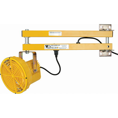 Dock Lights, 24" Arm, 50 W, High Pressure Sodium Lamp, Polycarbonate Par Equipment