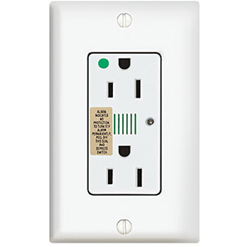 PRISE,QUAL.HOPITAL,SURTENSION 15A120V CA BLANC Par Equipment