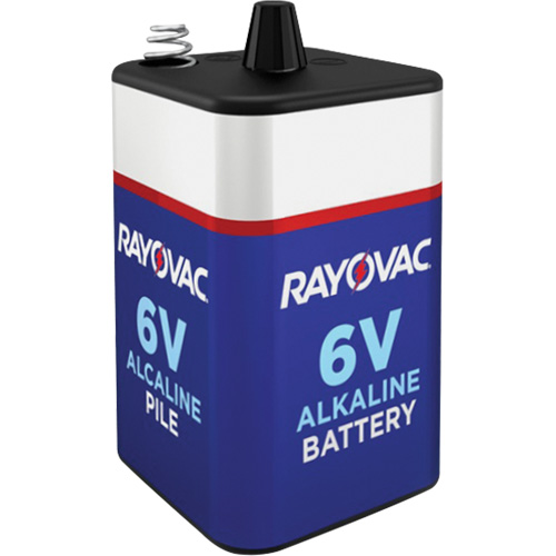 Alkaline Battery with Spring Terminals, D, 6 Par Equipment