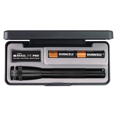 Lampes de poche Mini Pro, DEL, 272 lumens, Piles AA Par Equipment