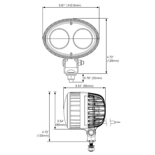 &eacute;clairage arri&egrave;re pour chariot &eacute;l&eacute;vateur Par Equipment