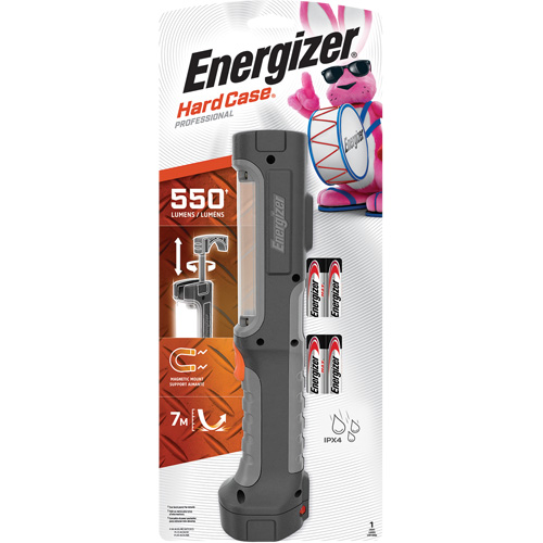 Hard Case&reg; Rugged Work Light, LED, 550 Lumens, AA Batteries Par Equipment