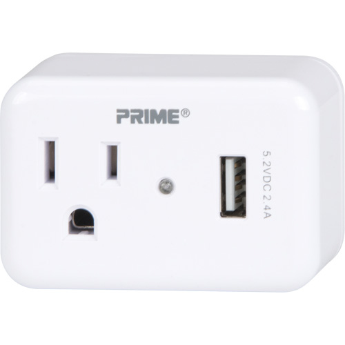 Chargeur USB Prime avec protection contre la surtension Par Equipment