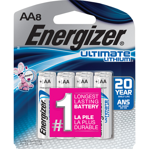 Batteries au lithium Ultimate, AA, 1,5 V Par Equipment