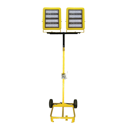 Dual-Head Cart with Winch, LED, 400 W, 60000 Lumens, Aluminum Housing Par Equipment