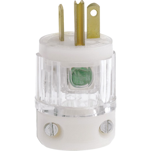 Hospital Grade Extension Plug, Nylon, 20 Amps, 125 V Par Equipment