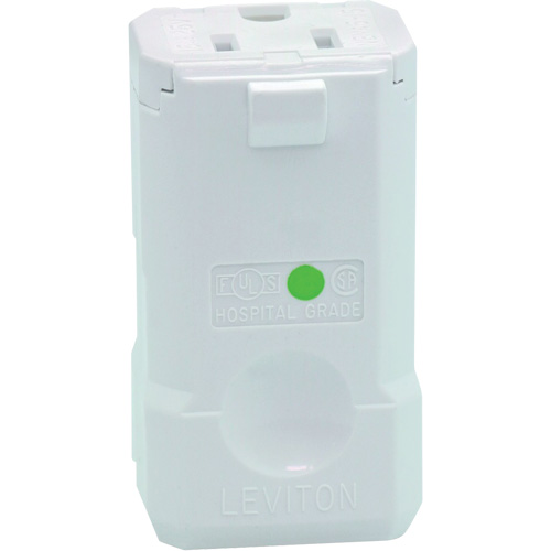 Hospital Grade Plug Connector, 5-15R, Nylon Par Equipment