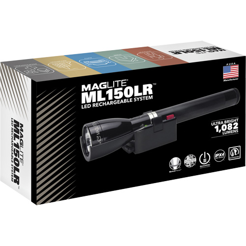 Lampe de poche &agrave; recharge rapide ML150LR(X), DEL, 1082 lumens, Piles Rechargeable Par Equipment