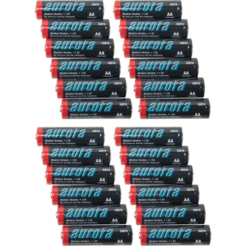 Alkaline Batteries, AA, 1.5 V Par Equipment