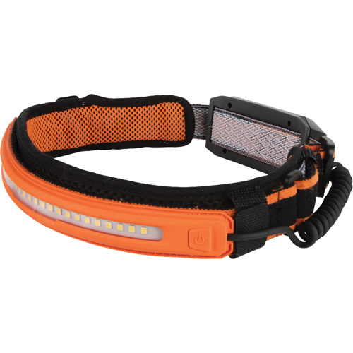 Widebeam Headlamp with Strap, LED, 575 Lumens, 4 Hrs. Run Time, Rechargeable Batteries Par Equipment