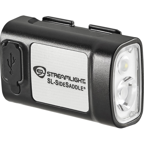 SL-SIDESADDLE&reg; USB Hardhat & Helmet Light, LED, 350/320/400 Lumens, 6.25/7/5 Hrs. Run Time, Rechargeable Batteries Par Equipment