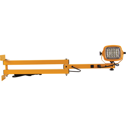 Lampe de quai, Bras 40", 50 W, Ampoule DEL, M&eacute;tal Par Equipment