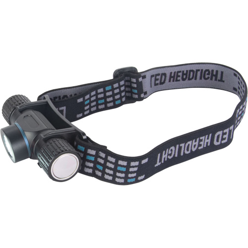 Magnetic Headlamp, LED, 1100 Lumens, 4.5 Hrs. Run Time, Rechargeable Batteries Par Equipment