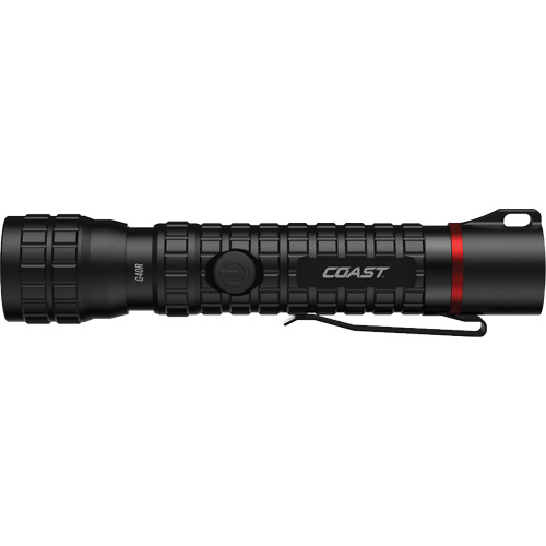 G40R Waterproof Flashlight with Twist Focus, LED, 650 Lumens, Rechargeable Batteries Par Equipment