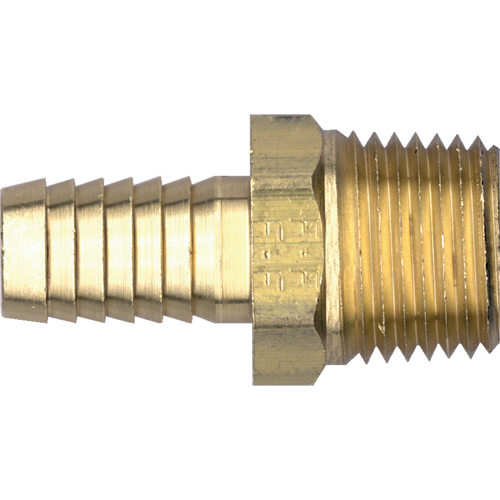 Male Pipe Hose Barb Fitting, Brass Par Equipment