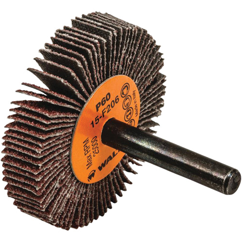Coolcut Flap Wheel, Aluminum Oxide, 60 Grit, 2" x 3/8" x 1/4" Par Equipment