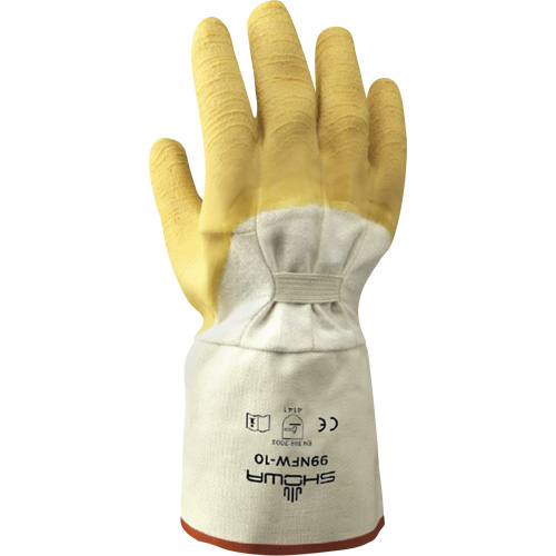Gants robustes 99NFW, 10/Grand, R&ecirc;vetement Latex de caoutchouc, Enveloppe en Coton Par Equipment