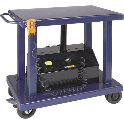 Hydraulic Lift Table, Steel, 24" W x 36" L, 2000 lbs. Capacity Par Equipment