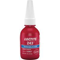 Compos&eacute; de blocage 243 tol&eacute;rant &agrave; l'huile, Bleu, Moyen, 10 ml, Bouteille Par Equipment