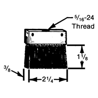 Brosses plates, rondes ou Roto Par Equipment