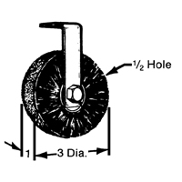 Brosses plates, rondes ou Roto Par Equipment