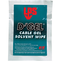 D'Gel&reg; Cable Gel Solvent, Packets Par Equipment