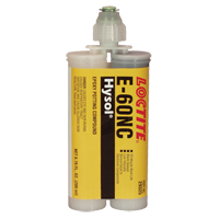 E-60NC™ Electrically Non-Corrosive Structural Adhesives, 200 ml, Dual Cartridge, Two-Part, Black AF095 | Par Equipment