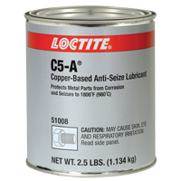 Loctite&reg; 8008 C5-A Copper Anti-Seize Lubricant, 2.5 lbs., Can, 1800°F (982°C) Max Temp. Par Equipment