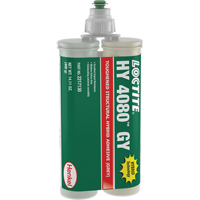 HY 4080 GY™ Structural Repair Hybrid Adhesive, Two-Part, Dual Cartridge, 400 g, Grey AF366 | Par Equipment