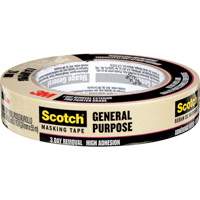 Ruban-cache &agrave; usage g&eacute;n&eacute;ral 2020 Scotch 2020, 24 mm (1") x 55 m (180'), Havane Par Equipment