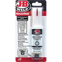 MinuteWeld Adhesive, 25 ml, Syringe, Two-Part, Clear AG592 | Par Equipment