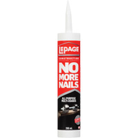 Adh&eacute;sif de construction multi-usages No More Nails Par Equipment
