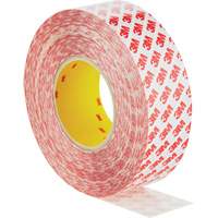Double-Sided Adhesive Tape, Polyester, 50 mm (1.96") W x 50 m (164') L, 8 mils Thick Par Equipment