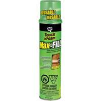 Touch 'n Foam<sup>®</sup> Max Fill™ Triple Expanding Sealant, 566 g, Aerosol Can, Cream AG981 | Par Equipment