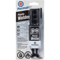 Plastic Welder Epoxy, 25 ml, Syringe, Two-Part, Black Par Equipment