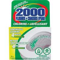 D&eacute;tergent pour cuvette de toilette 2000 Flushes avec agent de blanchiement, 35 g, Tampon Par Equipment