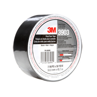 3903 Vinyl Duct Tape, 1245 mm (49") W x 46 m (151') L, 6.5 mils, Black Par Equipment
