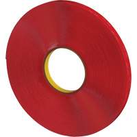 Ruban VHB, 33 m (108') lo x 12 mm (1/2") la, 40 mils, Acrylique Par Equipment