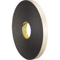 Ruban double face en mousse, 33 m (108') lo x 12,7 mm (1/2") la, 62 mils, Poly&eacute;thyl&egrave;ne Par Equipment